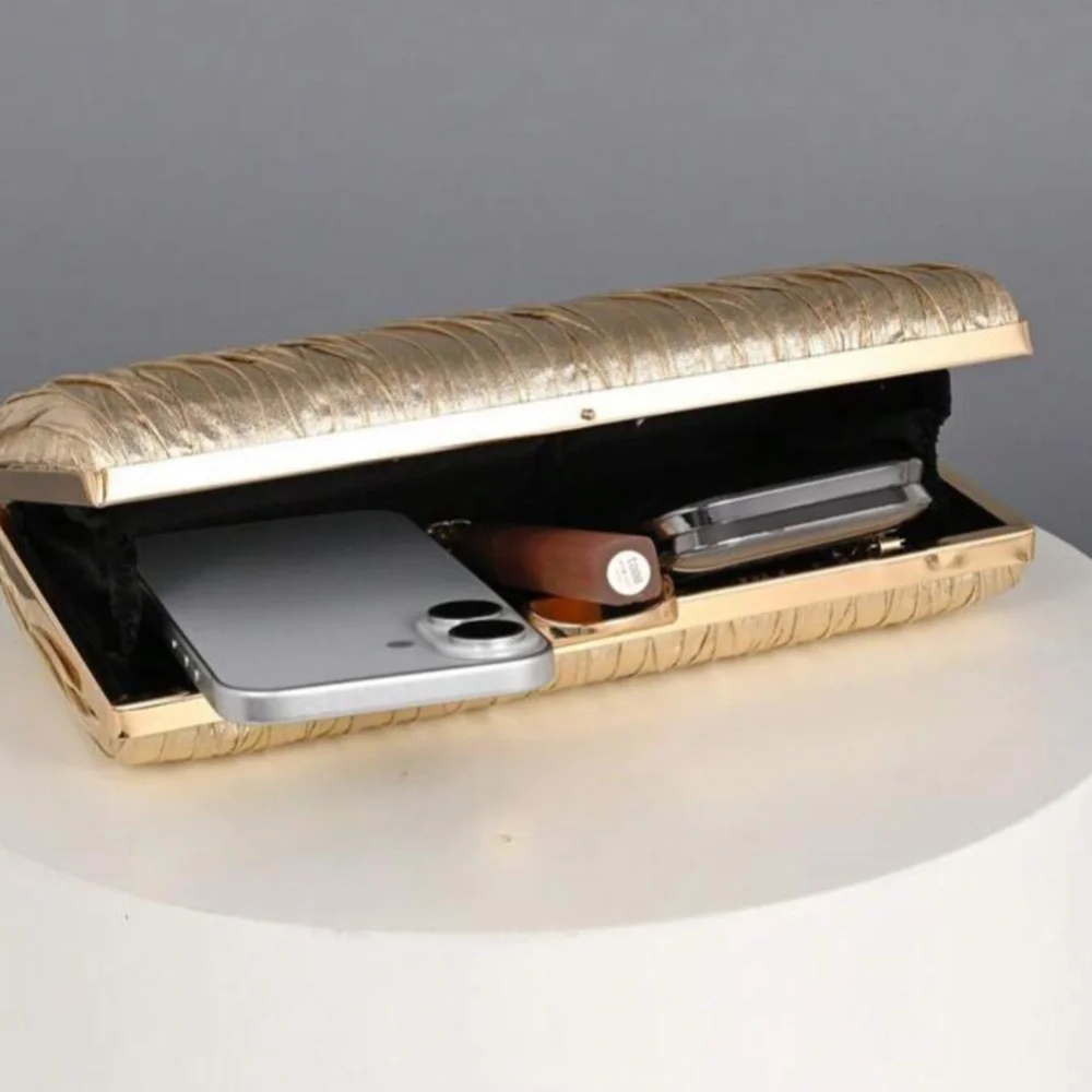 Elegant Gold Evening Clutch